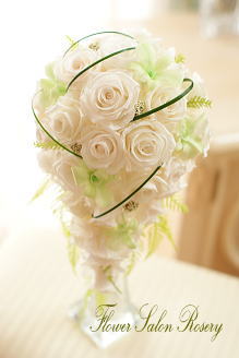 プリザーブドフラワーのブーケ