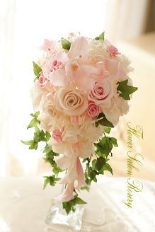 プリザーブドフラワーのブーケ