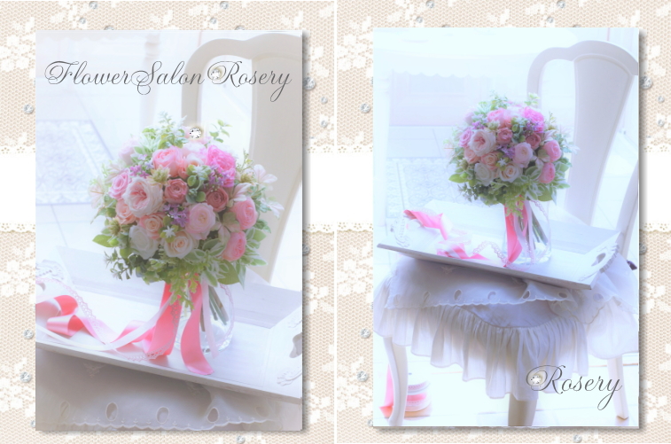 プリザーブドフラワーのブーケ